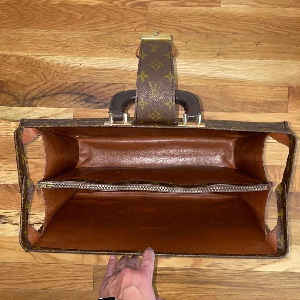 Louis Vuitton Vintage Pilot Serviette Monogram Briefcase